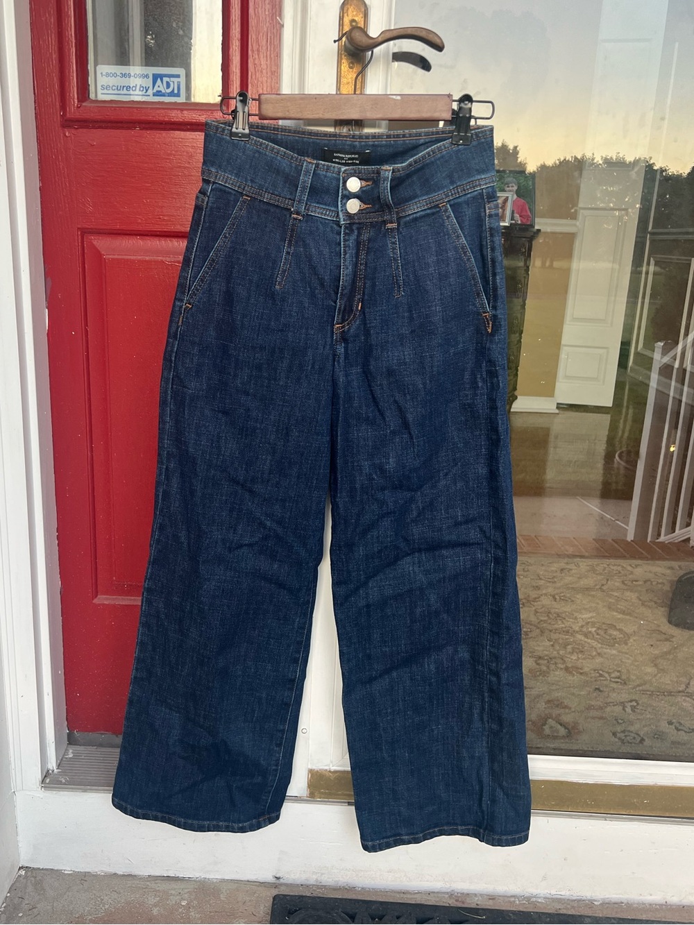 Banana Republic Wide-Leg High-Rise Jeans